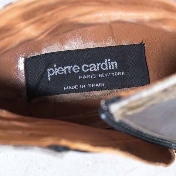 Pierre Cardin Ankle Booties in Grey/Snakeskin - 8 - Picture 6 of 9